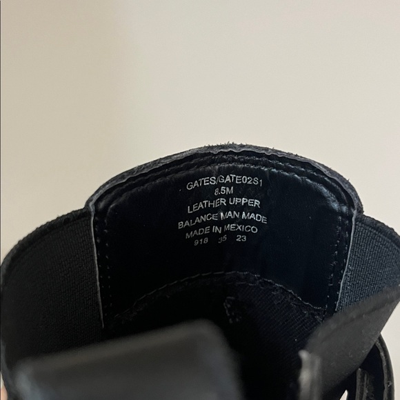 NWT Steve Madden Black Leather Ankle Boots - Picture 5 of 5